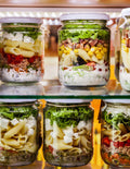 Ensaladas en Frasco (Reto 30 Días): Desinflama tu cuerpo, recupera tu energía, cocinando una sola vez a la semana.